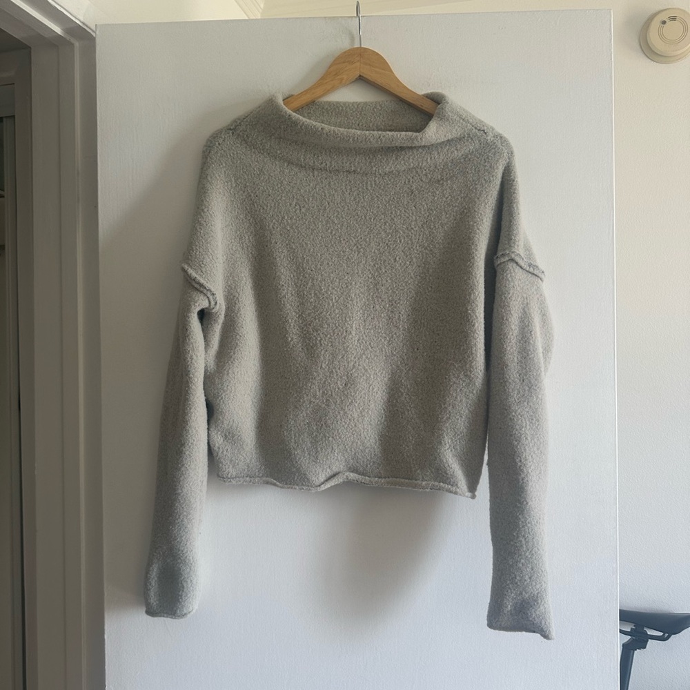Free People San Vicente Sweater in Gray size XS EUC - Picture 7 of 13
